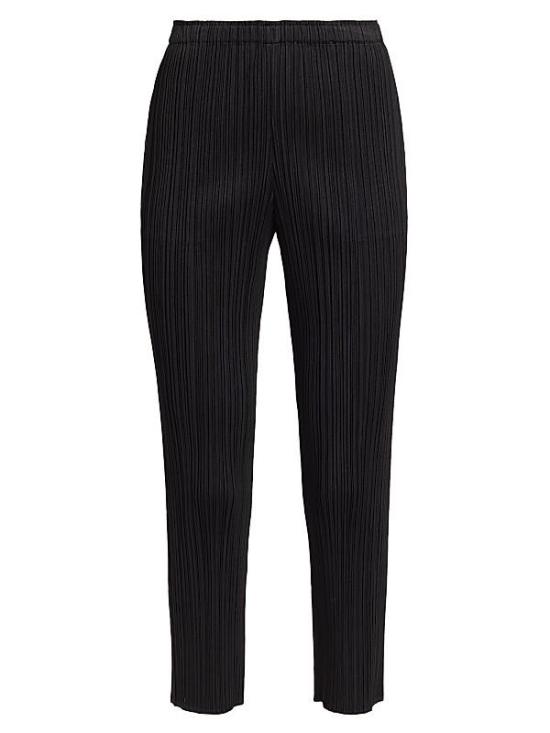 25SS 플리츠플리즈 트레이닝/조거 팬츠 PP38 JF37215 BLACK DOM