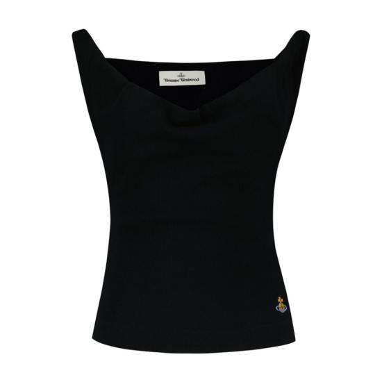 26SS 비비안웨스트우드 민소매 티셔츠 1504000B J009C N401 black