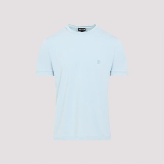 26SS 조르지오 아르마니 반팔 티셔츠 3GST52 SJP4Z U9192 AQUAMARINE - GIORGIO ARMANI