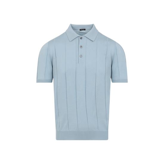 26SS 키톤 폴로 티셔츠 UMK0716K357001 CELESTE POLVERE - KITON