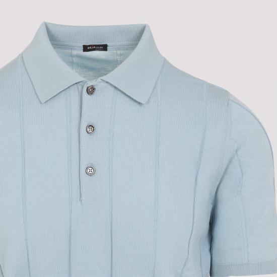 26SS 키톤 폴로 티셔츠 UMK0716K357001 CELESTE POLVERE - KITON