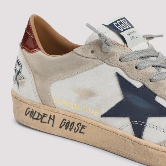 26SS 골든구스 스니커즈 GMF01034F00812712387 WHITE BEIGE BLUE DOM - GOLDEN GOOSE