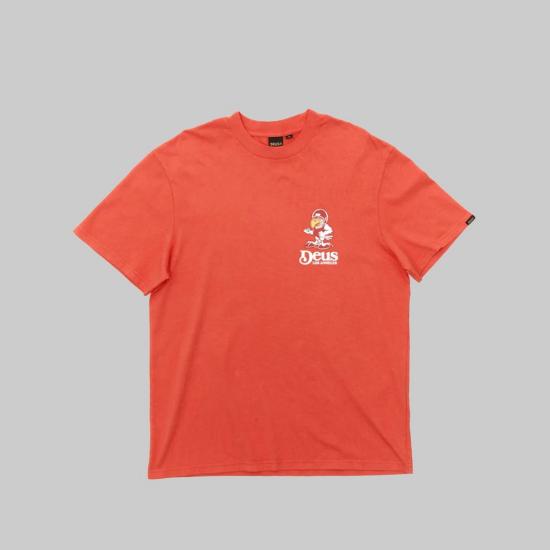  데우스 반팔 티셔츠 DMP251947BTTO TANGERINE TANGO DOM