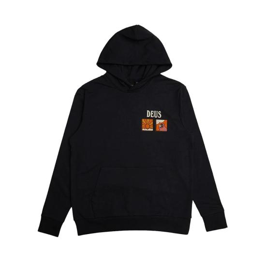  데우스 후드 티셔츠 DMF238962 BLK BLACK DOM