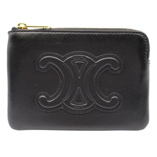 25FW 셀린느 반지갑 10C663DR838NO BLACK DOM