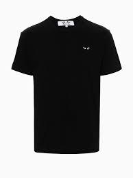 26SS 꼼데가르송 반팔 티셔츠 AX T064 051 1 P1T064 BLACK DOM
