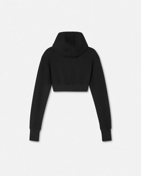  베르사체 후드 티셔츠 78HAIC08CF00C 899 NERO DOM - VERSACE