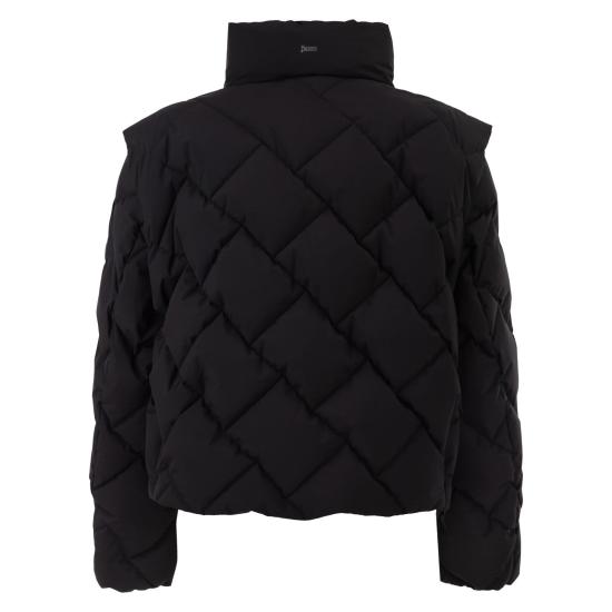 25FW 에르노 숏패딩 PI002144D BLACK - HERNO
