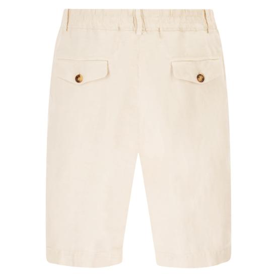 26SS 브루넬로 쿠치넬리 숏팬츠 M243DU0065 WHITE - BRUNELLO CUCINELLI