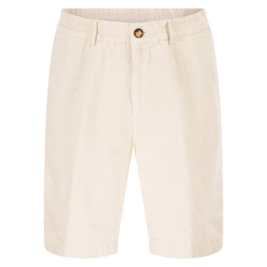 26SS 브루넬로 쿠치넬리 숏팬츠 M243DU0065 WHITE