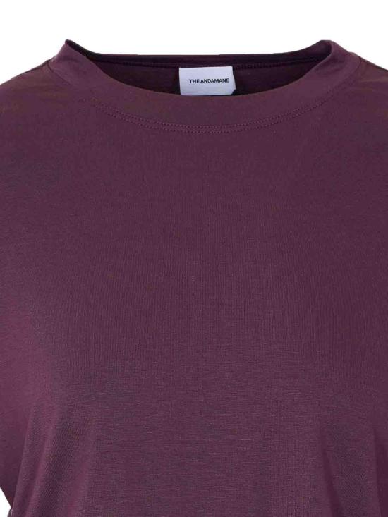 26SS 안다마네 반팔 티셔츠 T190181ATJV053375 Purple - ANDAMANE