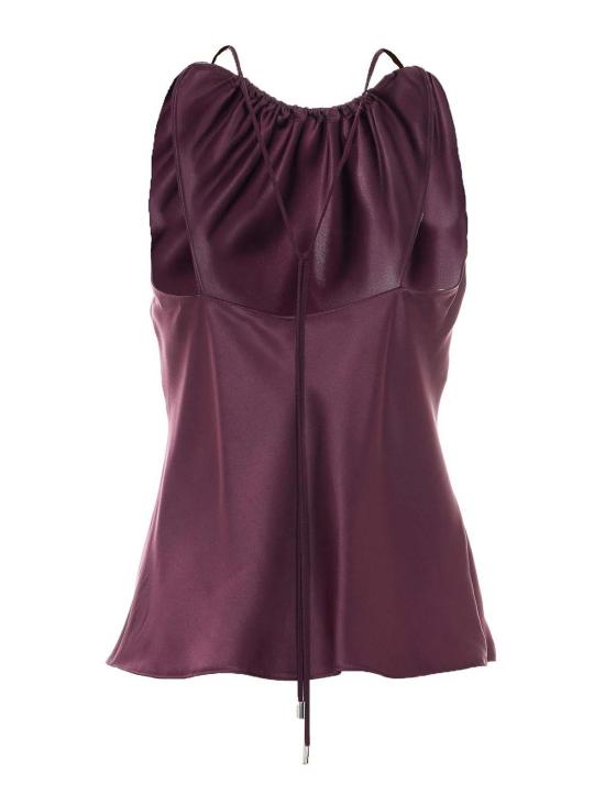 26SS 핑코 민소매 티셔츠 106621A1Y5R57 Red - PINKO