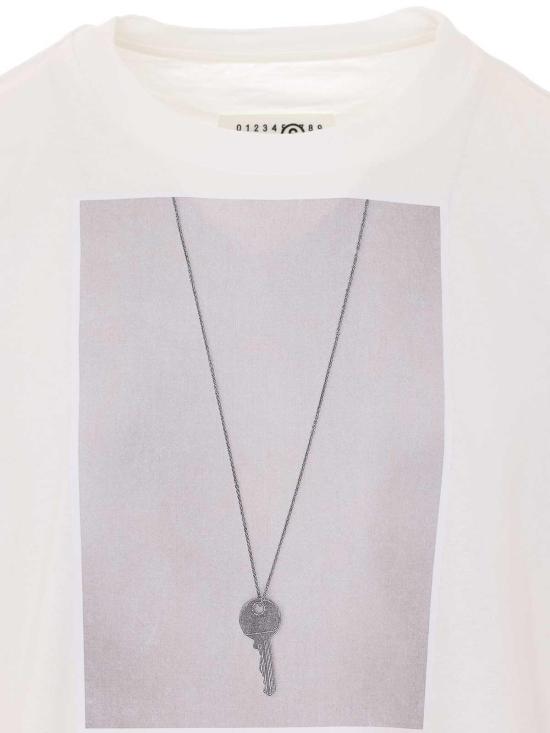 26SS MM6 메종마르지엘라 반팔 티셔츠 SH0GC0068M20050101 White - MM6 MAISON MARGIELA