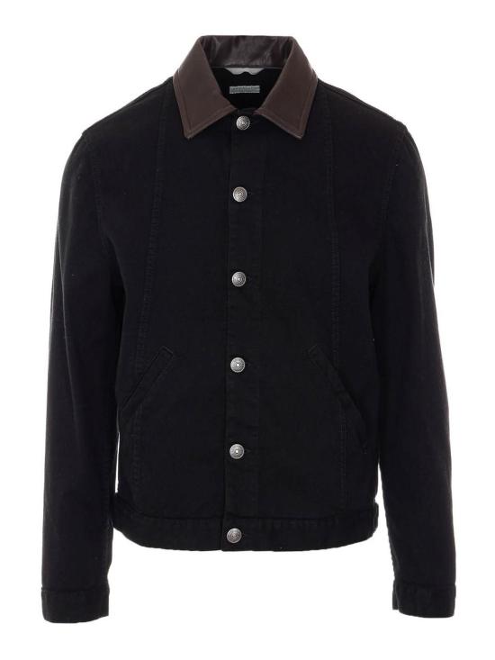 26SS 브루넬로 쿠치넬리 가먼트 다이 재킷 M277P6911CNP22 Black