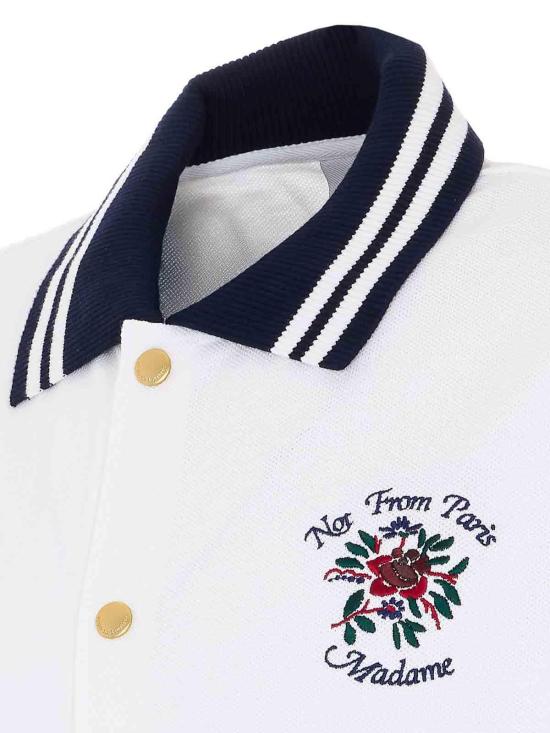 26SS 드롤드무슈 폴로 티셔츠 SH247CO264OW White - DROLE DE MONSIEUR