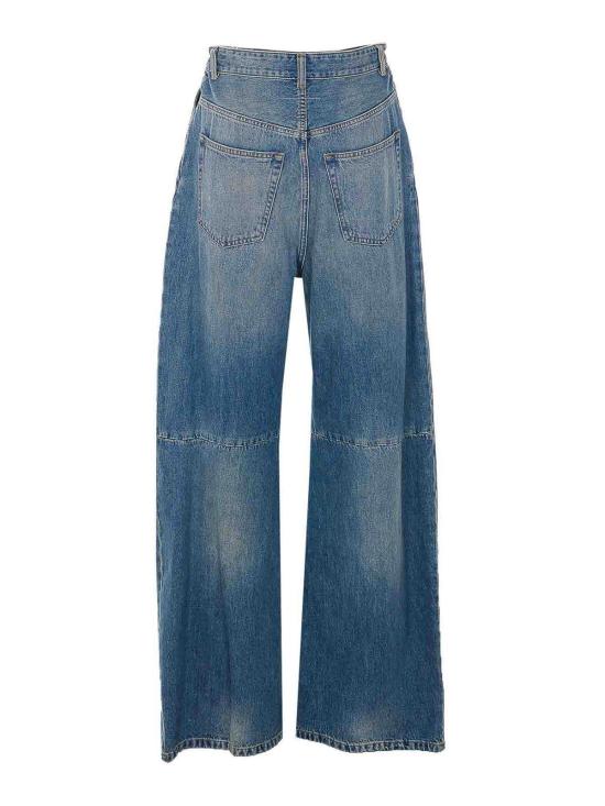 26SS MM6 메종마르지엘라 스트레이트 팬츠 S52LA0269M30055961 Blue - MM6 MAISON MARGIELA