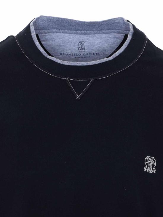 26SS 브루넬로 쿠치넬리 반팔 티셔츠 M0B137451GCCB75 Black - BRUNELLO CUCINELLI