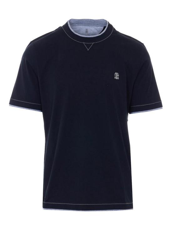 26SS 브루넬로 쿠치넬리 반팔 티셔츠 M0B137451GCCB75 Black