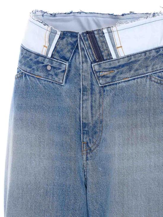 26SS MM6 메종마르지엘라 스트레이트 팬츠 S52LA0271M30058965 Blue - MM6 MAISON MARGIELA