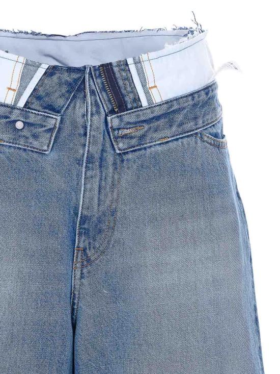 26SS MM6 메종마르지엘라 스트레이트 팬츠 S52LA0271M30058965 Blue - MM6 MAISON MARGIELA