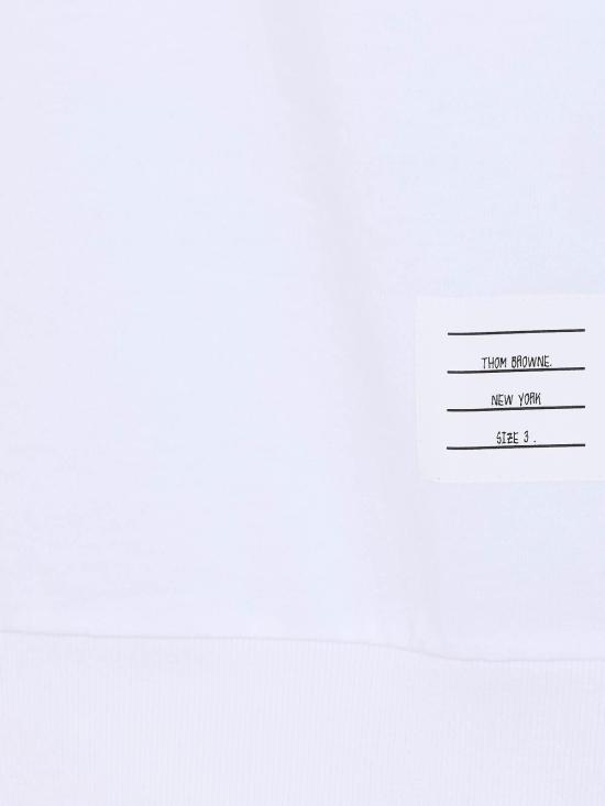 26SS 톰브라운 반팔 티셔츠 MJS303AJ0253100 White - THOM BROWNE