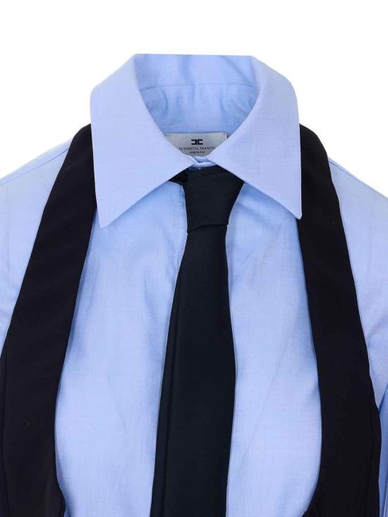 26SS 엘리자베타프랜치 셔츠 CA14261E2FC4 Blue - ELISABETTA FRANCHI