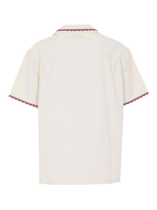 26SS 드롤드무슈 반팔 셔츠 SH227CO215OW White - DROLE DE MONSIEUR