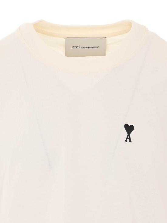 26SS 아미 반팔 티셔츠 UTS387726136 White - AMI