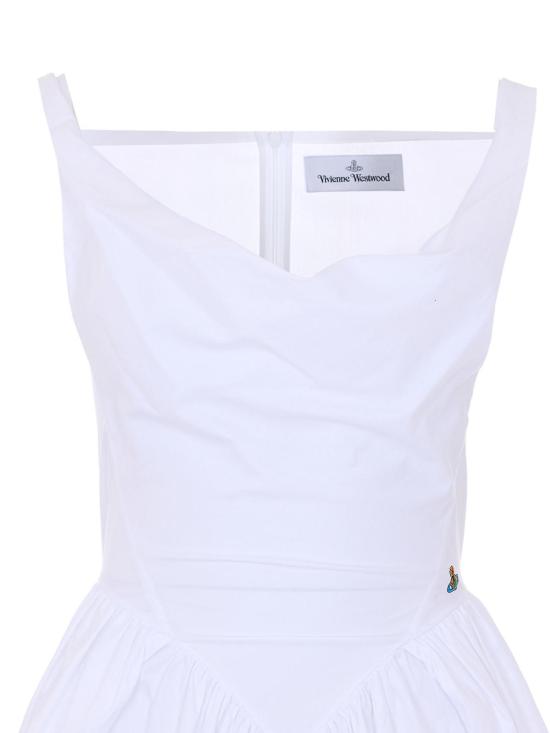 26SS 비비안웨스트우드 미디 스커트 1101039HW009QA401 White - VIVIENNE WESTWOOD