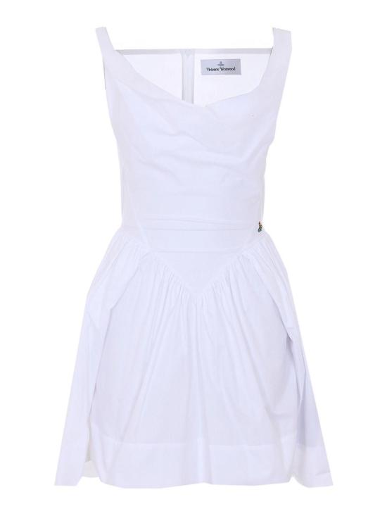 26SS 비비안웨스트우드 미디 스커트 1101039HW009QA401 White