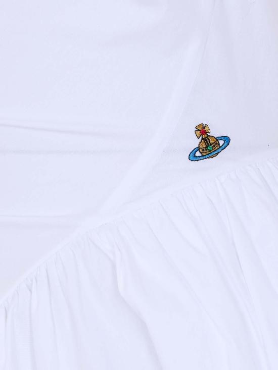 26SS 비비안웨스트우드 미디 스커트 1101039HW009QA401 White - VIVIENNE WESTWOOD