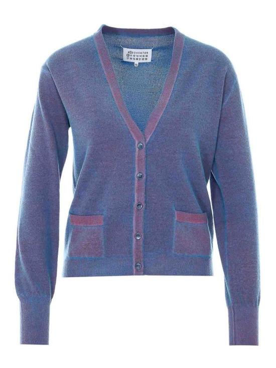 26SS 마르지엘라 버진 울 브이넥 카디건 S51HP0029M13224001F Blue