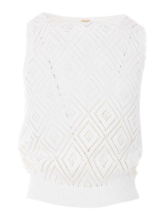 26SS 트윈셋 민소매 티셔츠 261TP320200059 White - TWINSET