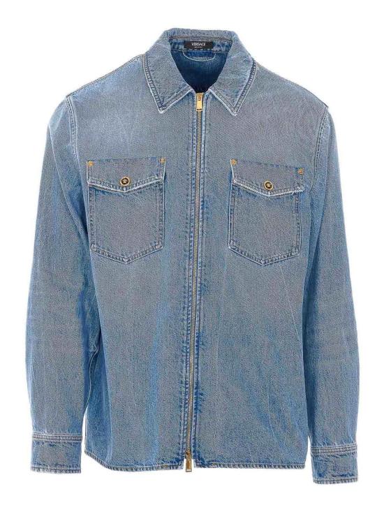 26SS 베르사체 데님 셔츠 10207231A163861D190 Blue