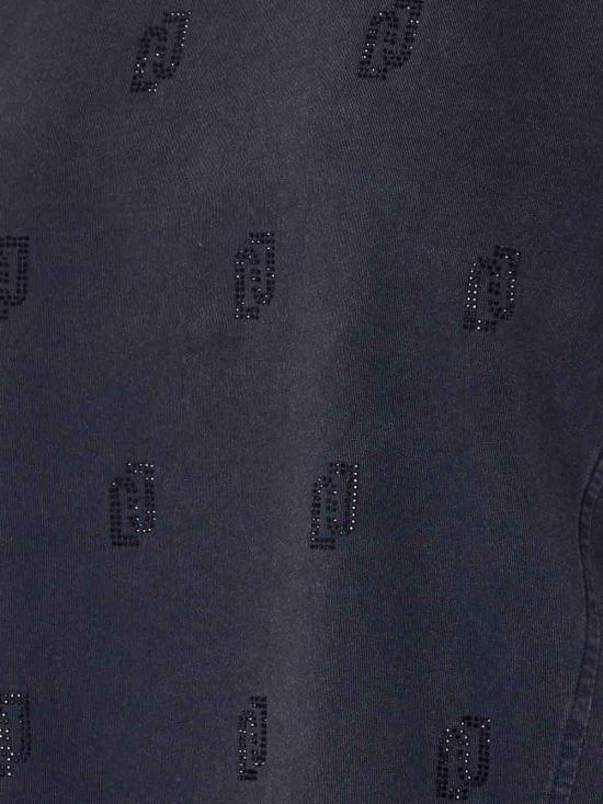 26SS 리우조 반팔 티셔츠 TA6168JS923S9149 Black - LIU JO