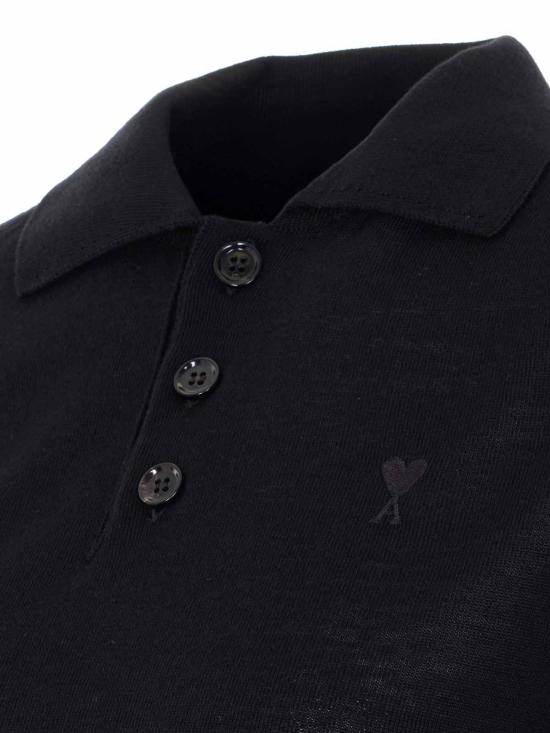 26SS 아미 폴로 티셔츠 FPL439KN00390180 Black - AMI