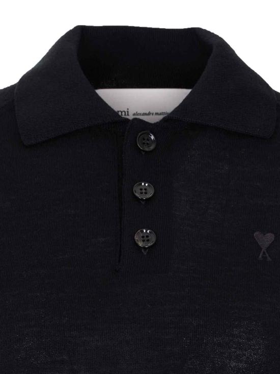 26SS 아미 폴로 티셔츠 FPL439KN00390180 Black - AMI