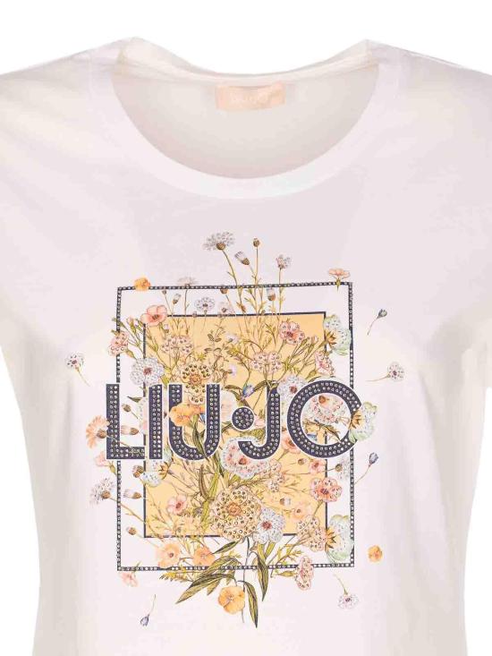 26SS 리우조 반팔 티셔츠 WA6493JS923P9604 White - LIU JO