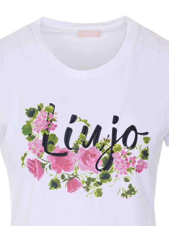 26SS 리우조 반팔 티셔츠 WA6493JS923P9603 White - LIU JO