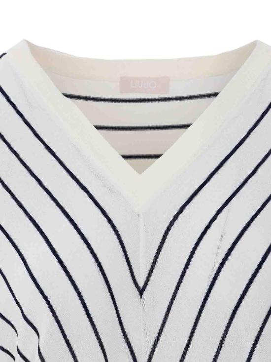 26SS 리우조 반팔 티셔츠 TA6217MS55NC3882 White - LIU JO