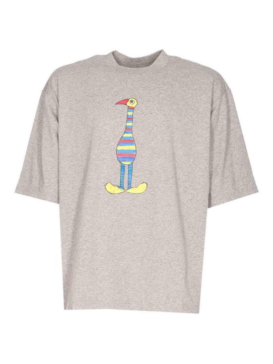 26SS 마르니 반팔 티셔츠 HUMU02233PUSCY98LON38 Grey