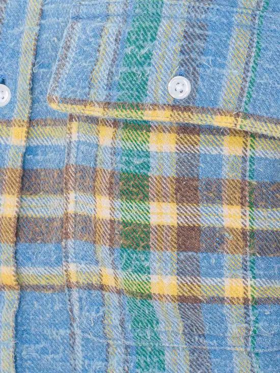 26SS 알13 크롭 워크셔츠 R13W7298R658B Blue - R13