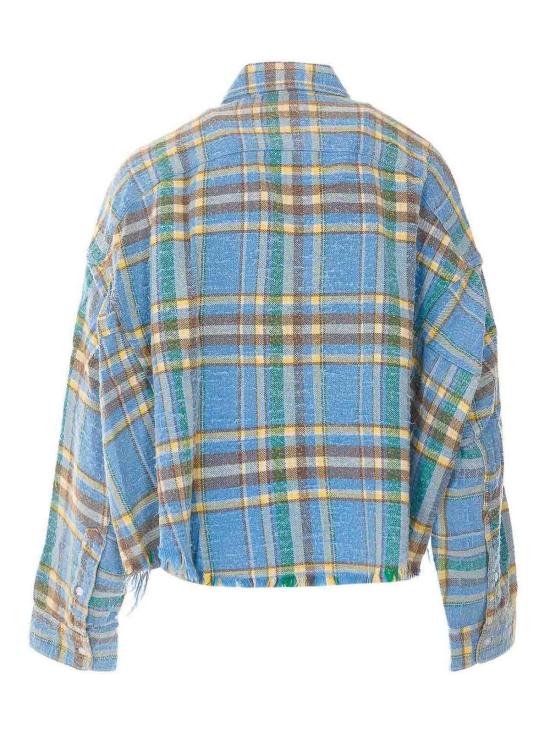 26SS 알13 크롭 워크셔츠 R13W7298R658B Blue - R13