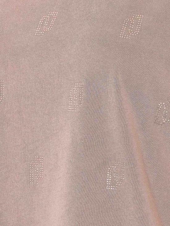 26SS 리우조 반팔 티셔츠 TA6168JS923L9030 Nude Neutrals - LIU JO