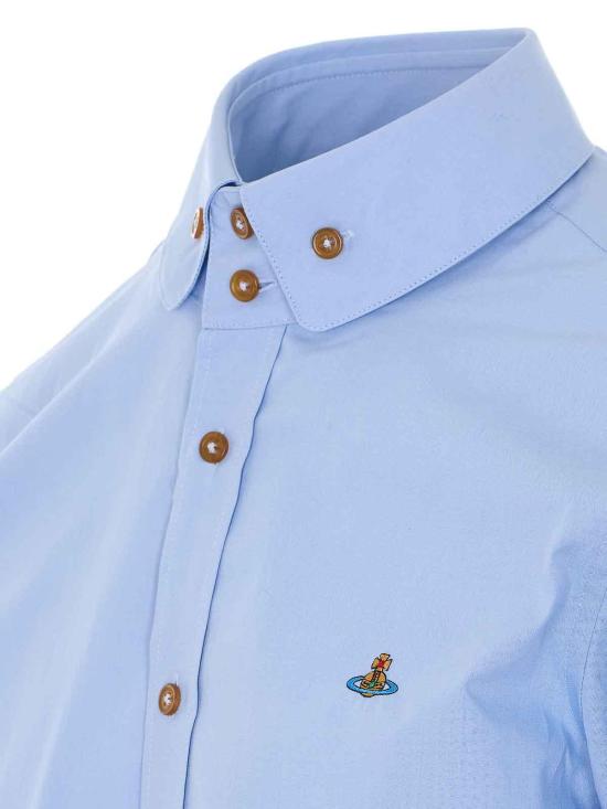 26SS 비비안웨스트우드 긴팔 셔츠 24010005W009QK403 Blue - VIVIENNE WESTWOOD