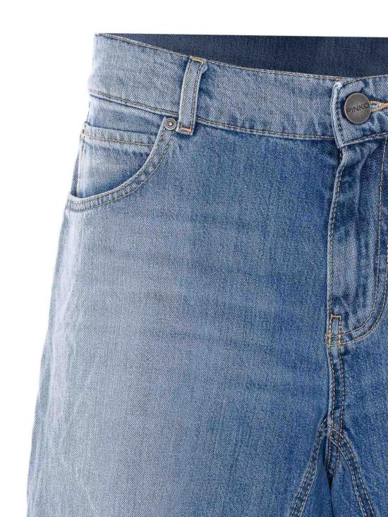 26SS 핑코 데님 팬츠 106228A323PJO Blue - PINKO