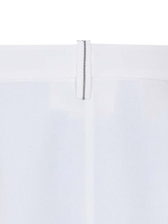 26SS 브루넬로 쿠치넬리 미디 스커트 MH126G3951C600 White - BRUNELLO CUCINELLI