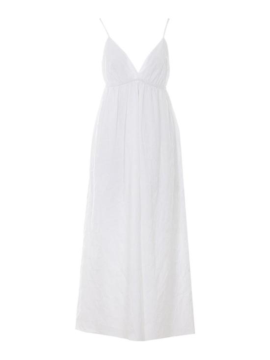 26SS 엘레 롱 원피스 0147BIANCO White