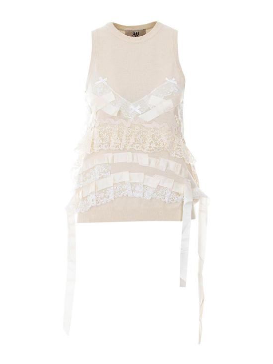 26SS 아니예 바이 민소매 티셔츠 18549202477 White