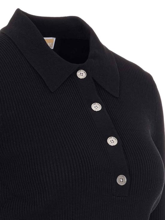 26SS 마이클 코어스 폴로 티셔츠 MR661ER5ZV001 Black - MICHAEL KORS